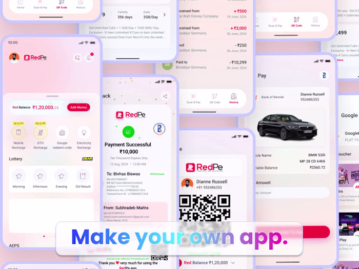RedPe - Recharge, BBPS, AEPS - B2B Fintech app