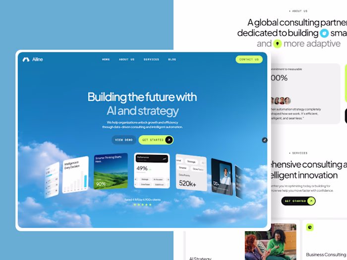 Aeline | Figma to Framer build