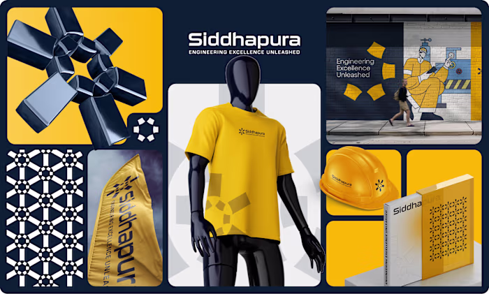 Brand identity concept for Siddhapura