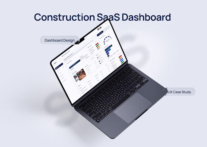 Construction SaaS Dashboard — UI/UX