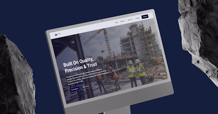 Responsive Website Design for Roumark Construction