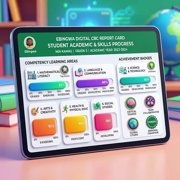 CBC report card generator for Kenyan schools