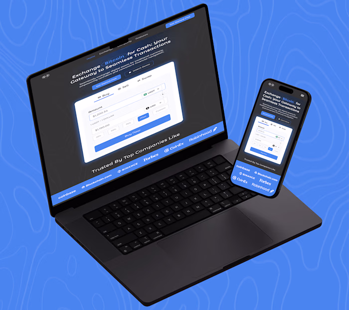 CRYPTO WEBSITE LANDING PAGE
