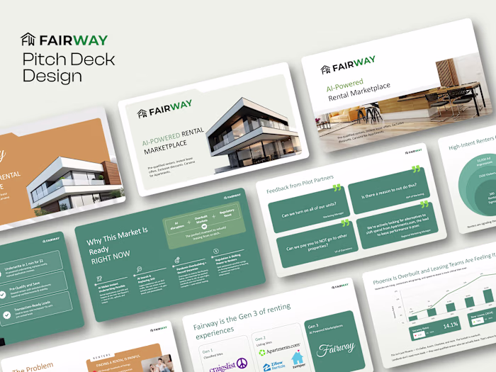 Designed an investor pitch deck