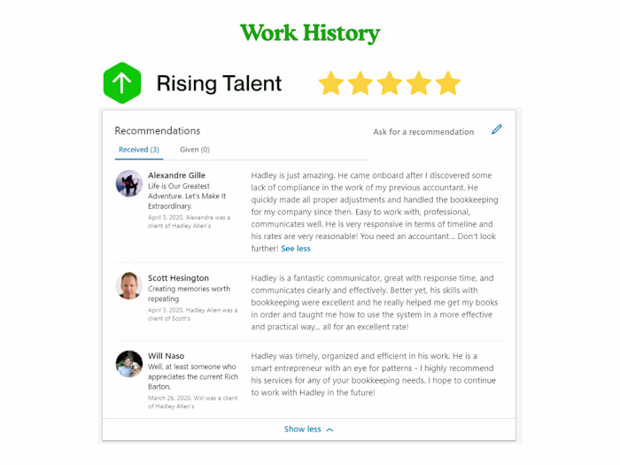 See what my clients say