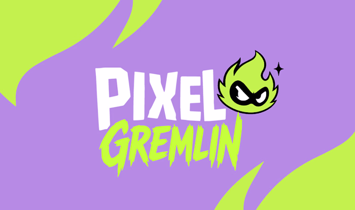 Pixel Gremlin – Bold & Edgy Brand Identity & Mockups