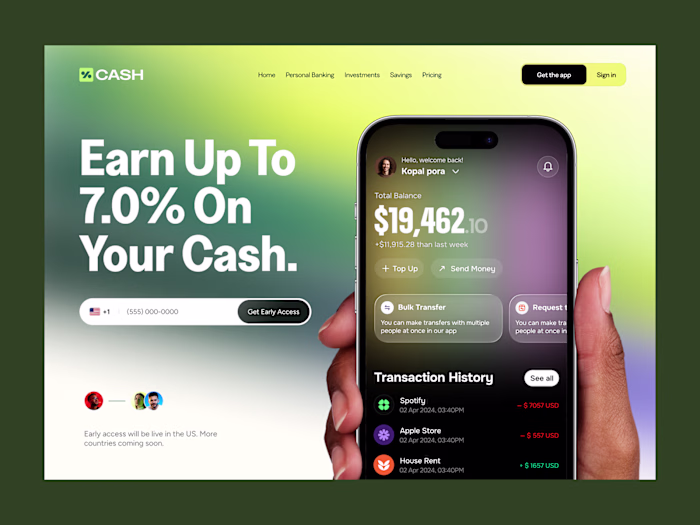 Personal finance platform focused on