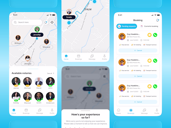 UI/UX Design for Notarix Mobile