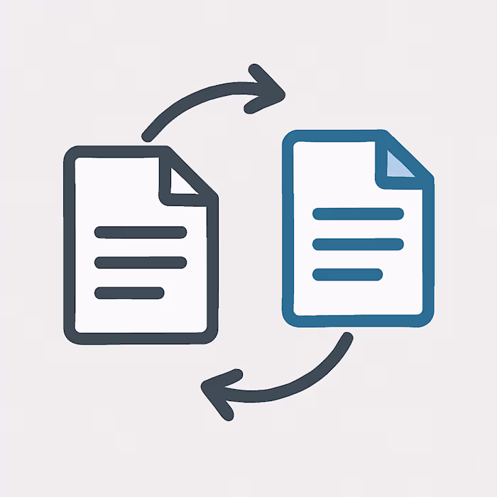 File and plan conversion
