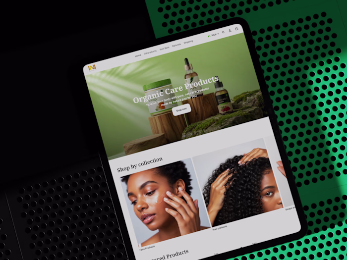 IniCosmeticTingz Shopify Store Revamp