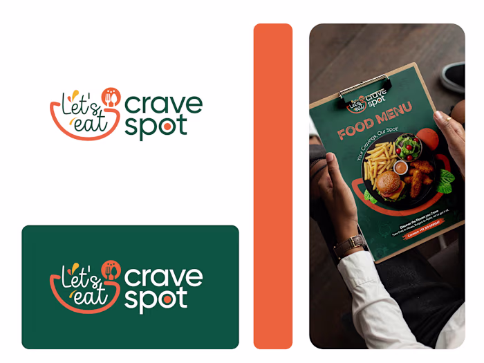 Let’s Eat Crave Spot – Logo & Menu Design