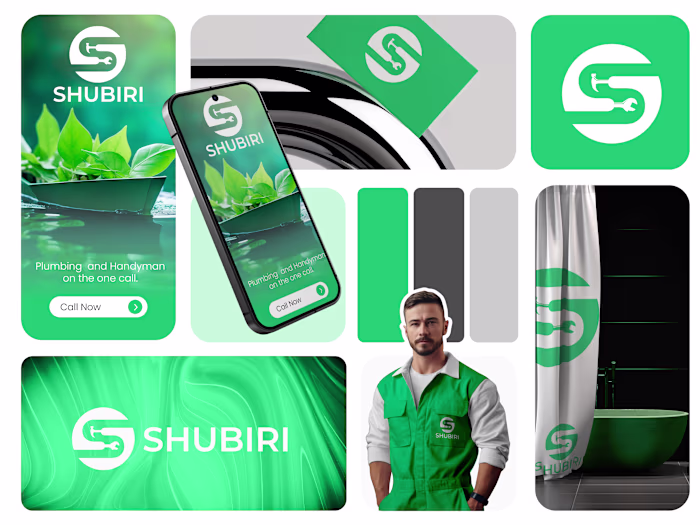 Shubiri – Professional Plumbing Branding by Theepa Studio