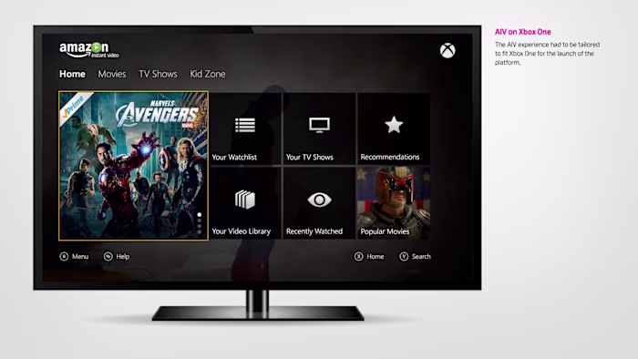 Amazon Video on Xbox