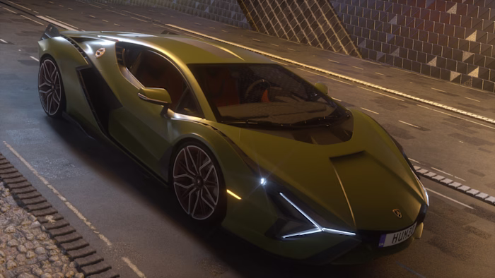 Lighting Test for the Lamborghini Cian