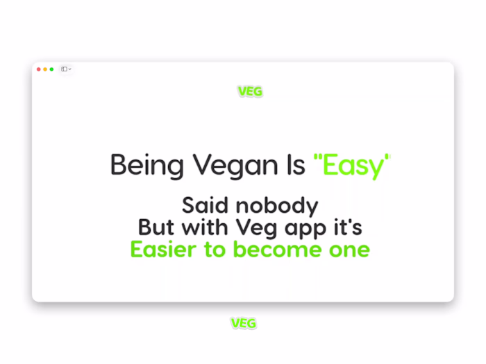 Brand Identity & Product Experience for Veg