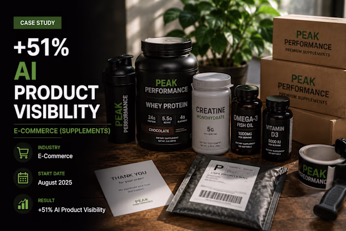 +51% AI Product Visibility: E-commerce Case Study