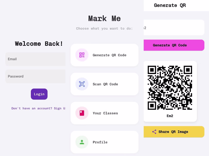 Mark Me – Smart QR Attendance App Development