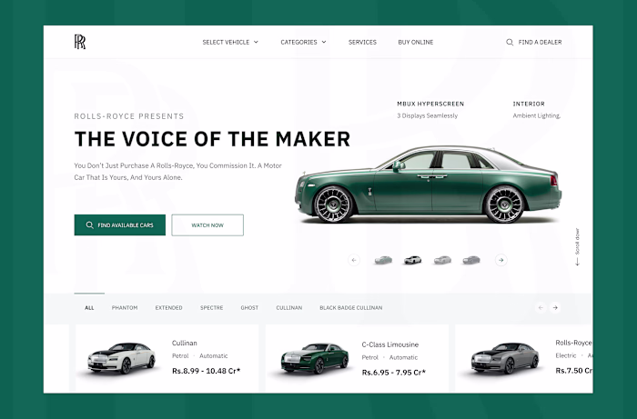 Website Landing Page Design 