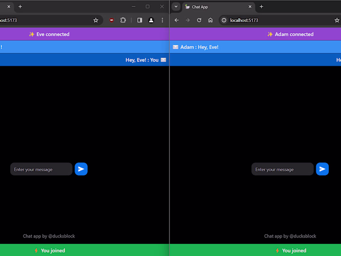 Real-time Chat Application using WebSocket