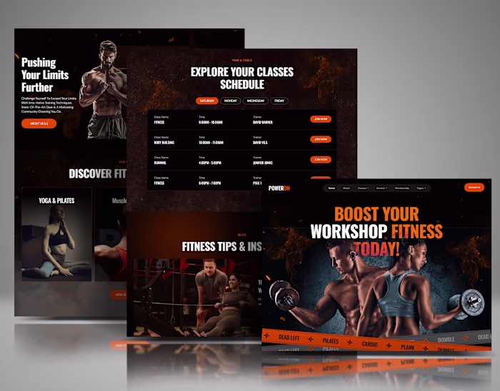 Fitness Website | WordPress Website Design