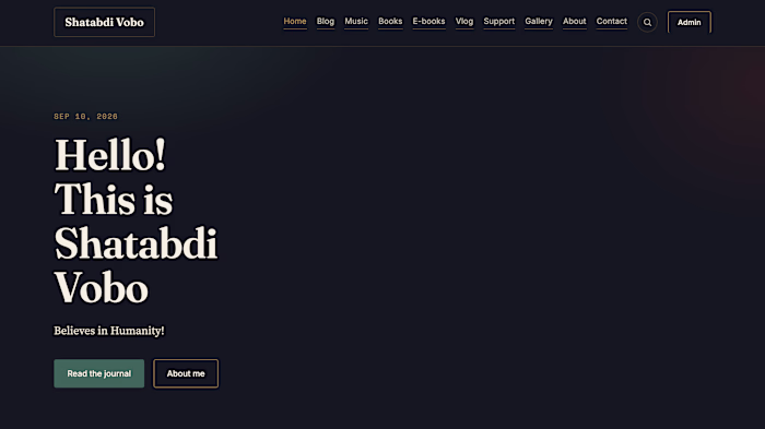 Shatabdi Vobo — Artist &