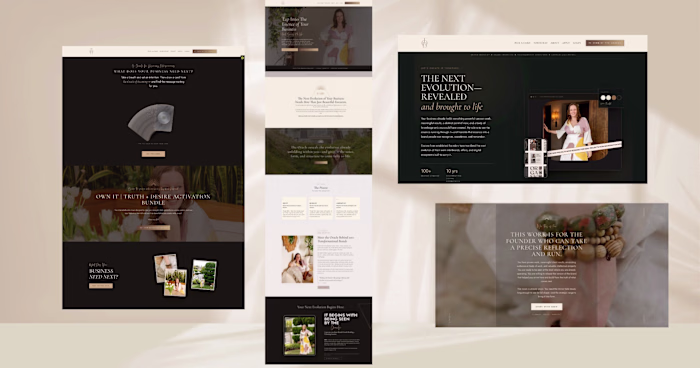 Kajabi custom coded site in