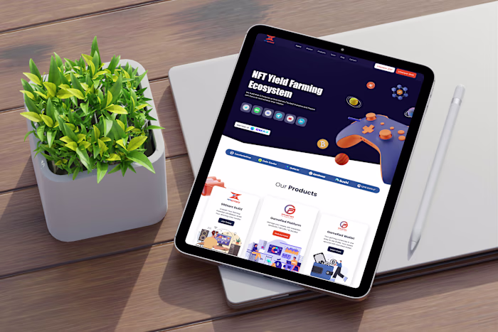 Web3 Services Provider - Landing Page