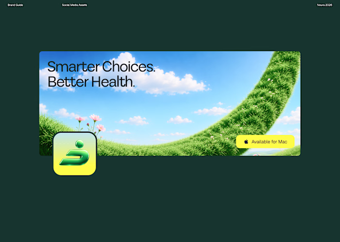 Noura Health Tracker App Branding