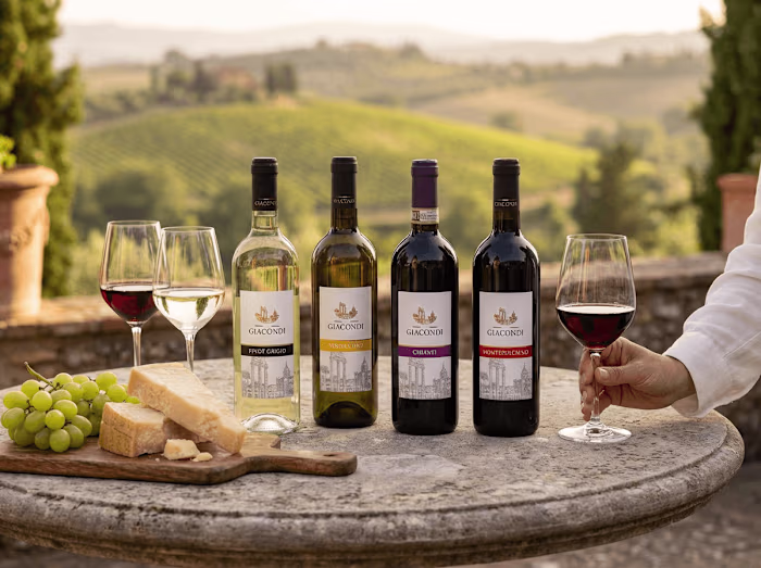 Wine label design