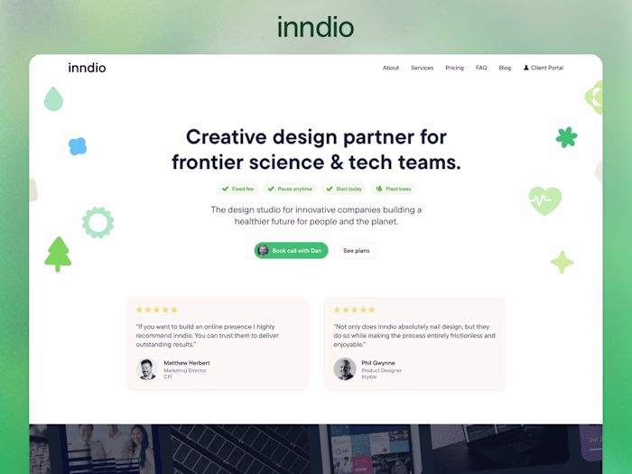 inndio: Brand System + Framer Website