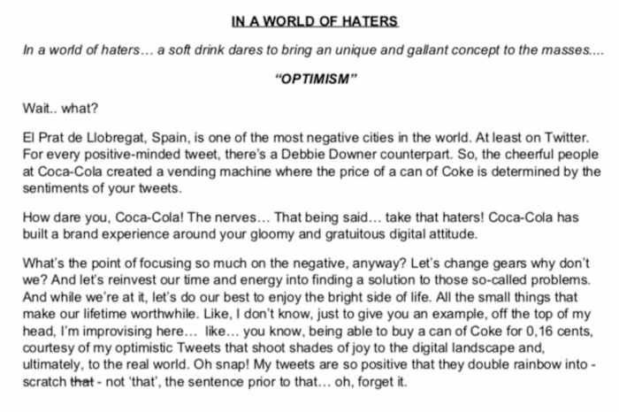 In a World of Haters