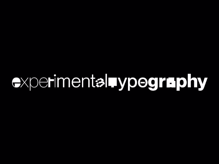 experimental typography