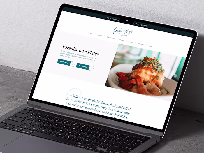 Jackie Rey’s – Wix Studio Website Design & Implementation