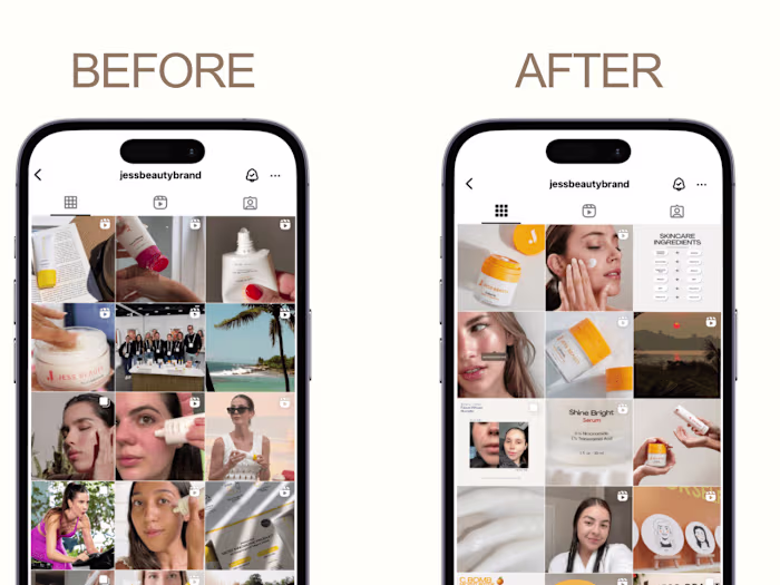 JESS BEAUTY | Social Media Strategy + Management