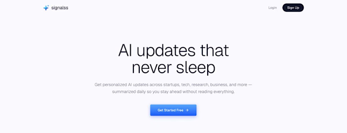 AI-curated, high-signal insights—daily, personalized