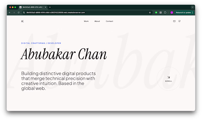 Personal Portfolio