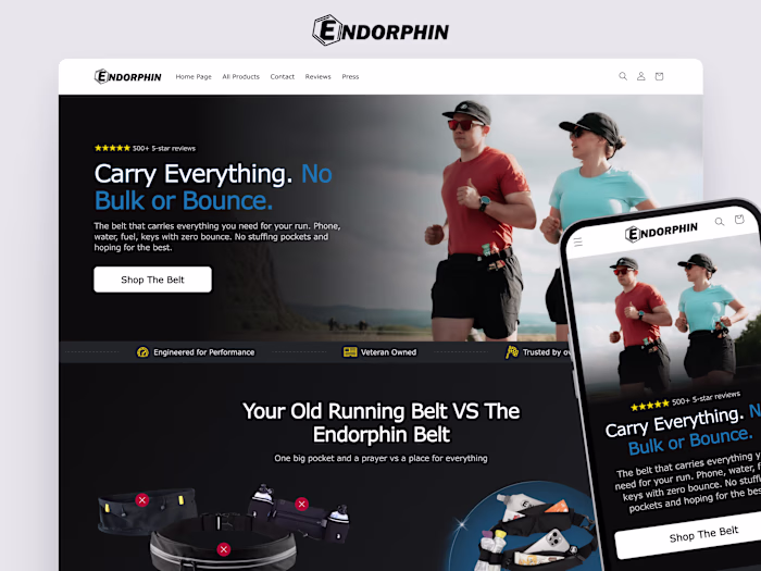 Endorphin Belt - Comparison Landing Page