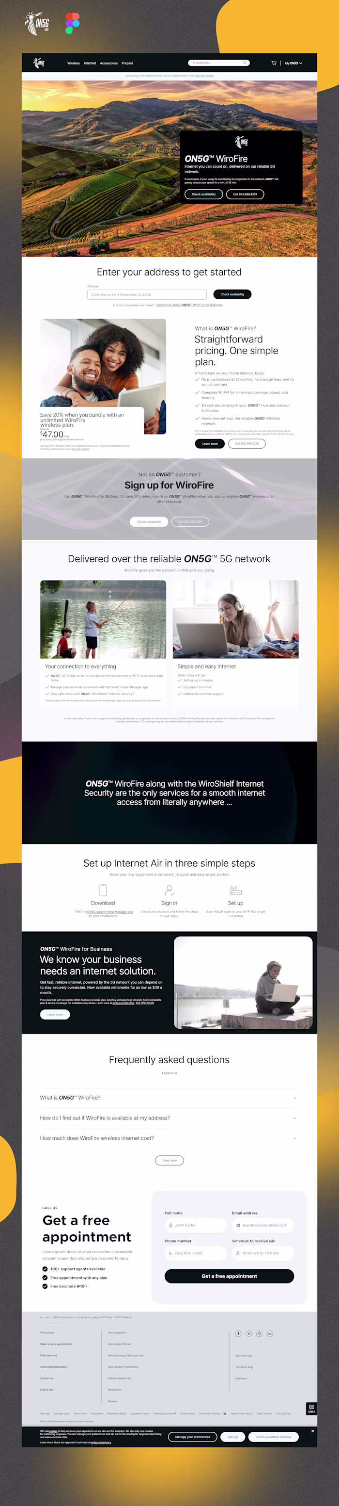 ONG5 Landing Page