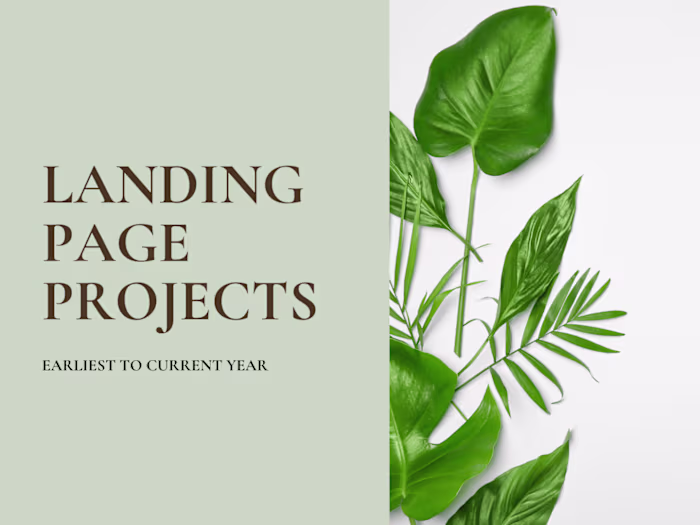Landing Pages