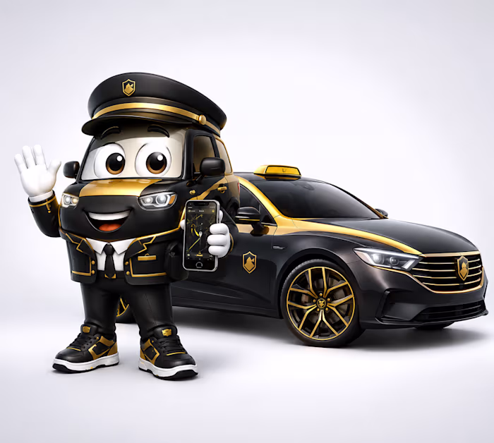 Taxi Service Mascot
A premium taxi