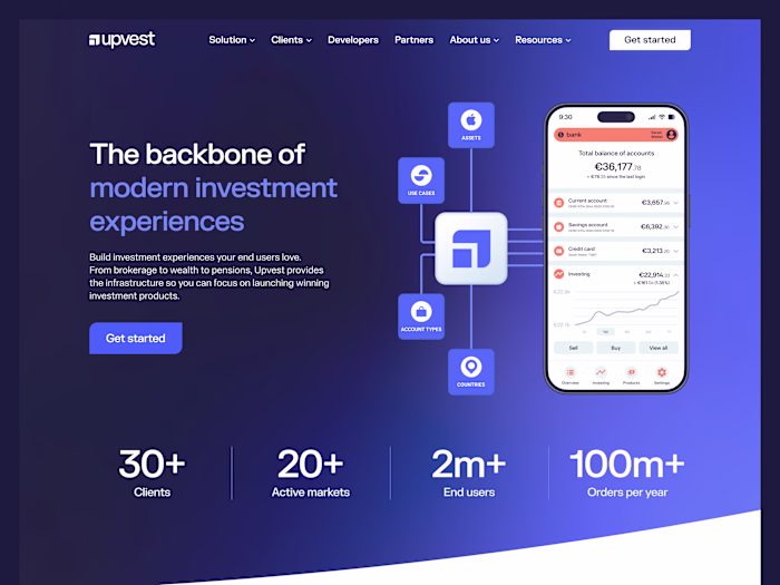 Upvest - Europe’s leading investment infrastructure 