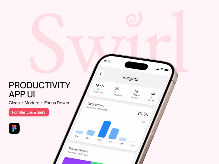 Swirl - Mobile App for Productivity & Focus Management