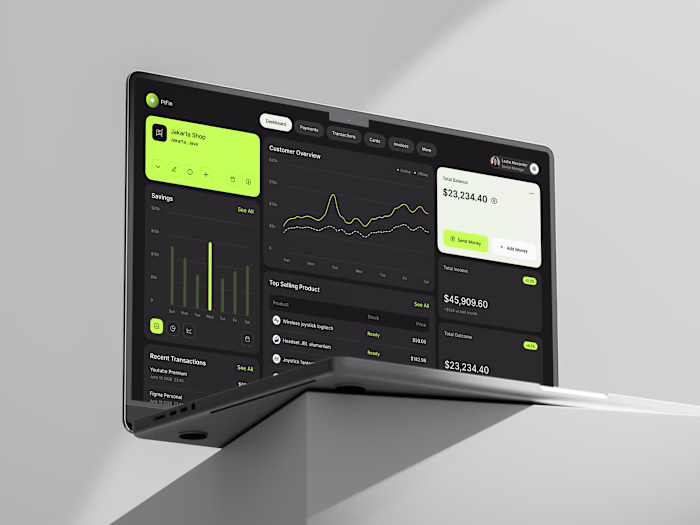 Modern Finance Dashboard