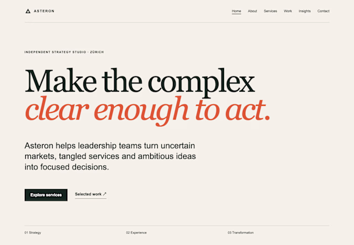 Asteron — Six-Page Responsive Business