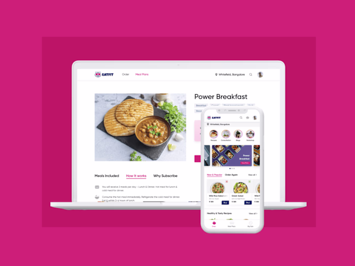 Eatfit UX/UI Design