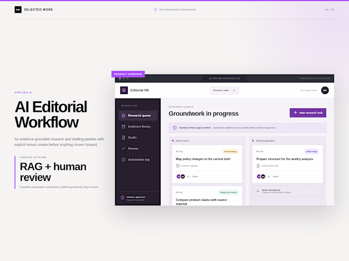 AI Editorial Workflow | RAG & Human Review