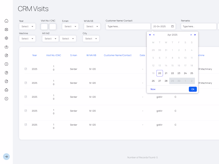 CRM Web App