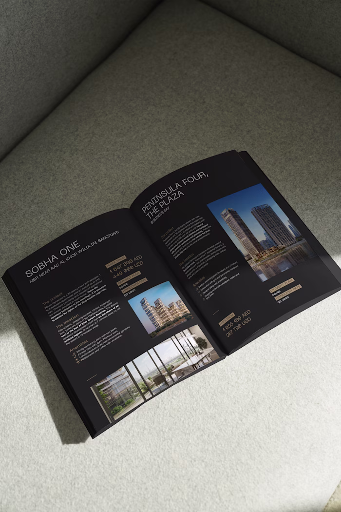 Brochure Design Real Estate, Dubai
This