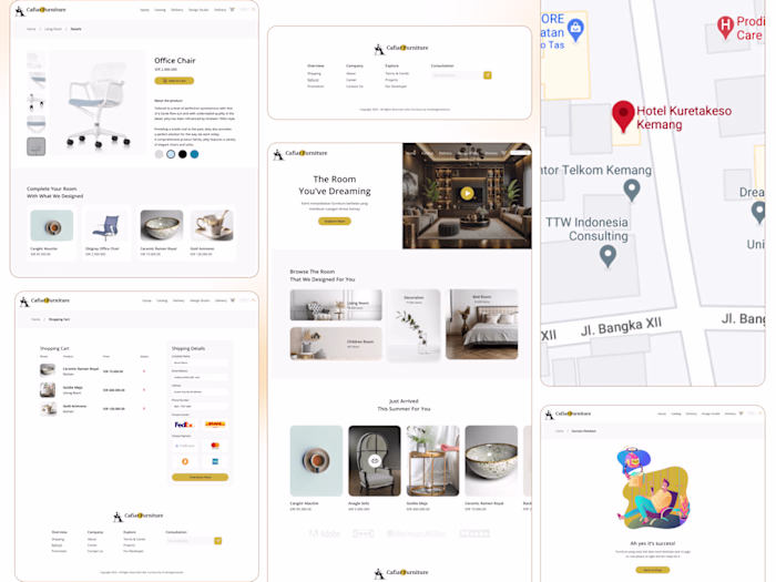 Furniture Website Design