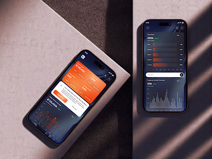 SaaS Analytics Mobile App